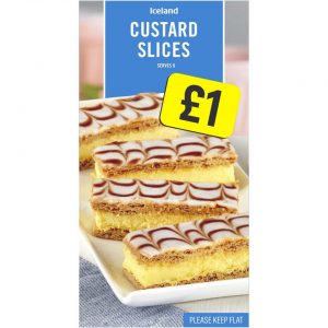 ICELAND 6PK CUSTARD SLICES