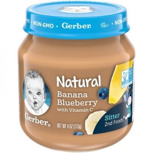 GERBER NATURAL BANANA BLUEBERRY 2ND