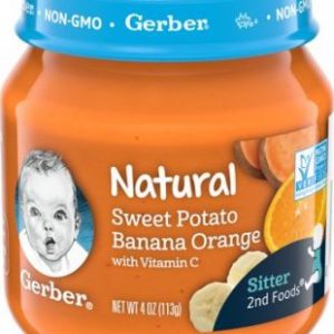 GERBER NATURAL SWEET POTATO BANANA ORANGE 2ND