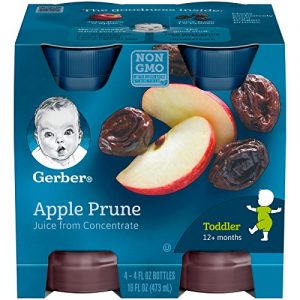 GERBER APPLE PRUNE JUICE 4 PACK