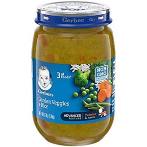 GERBER GARDEN VEGETABLE & RICE 3RD