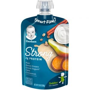 GERBER PEAR SWEET POTATO GREEK YOGURT OATS CINNAMON