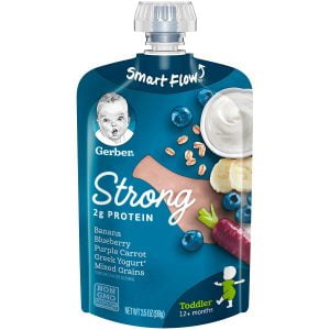 GERBER BLUEBERRY PURPLE CARROT GREEK YOGURT MIXED GRAINS