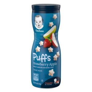 GERBER STRAWBERRY APPLE PUFFS