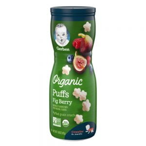 GERBER ORGANIC PUFFS FIG BERRY