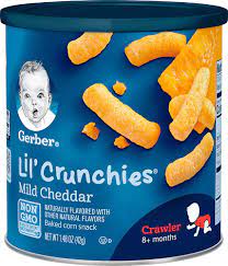 GERBER LIL' CRUNCHIES MILD CHEDDAR