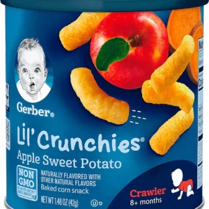 GERBER LIL' CRUNCHIES APPLE SWEET POTATO