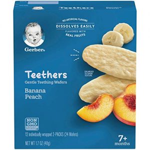 GERBER TEETHERS BANANA PEACH