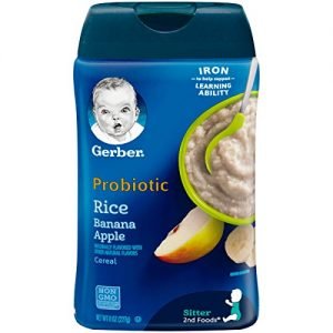 GERBER PROBIOTIC RICE BANANA APPLE CEREAL