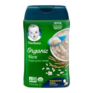 GERBER ORGANIC RICE CEREAL