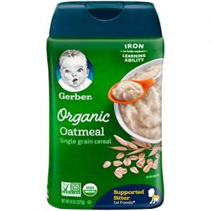 GERBER ORGANIC OATMEAL CEREAL