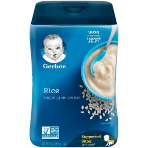 GERBER RICE CEREAL