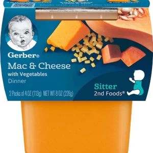 GERBER MAC & CHEESE WITH VEGETABLES 2ND