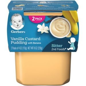 GERBER VANILLA CUSTARD PUDDING WITH BANANA 2ND
