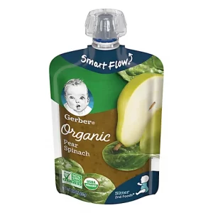 GERBER ORGANIC PEAR SPINACH