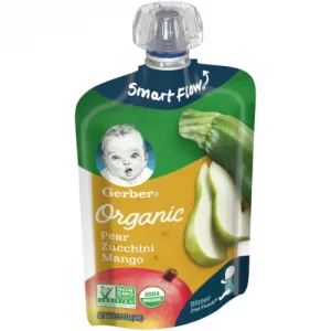 GERBER ORGANIC PEAR ZUCCHINI MANGO