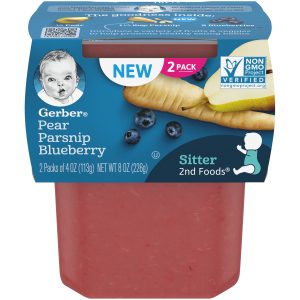 GERBER PEAR PARSNIP BLUEBERRY 2ND
