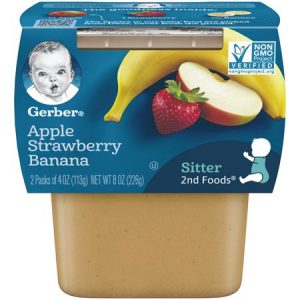 GERBER APPLE STRAWBERRY BANANA 2ND