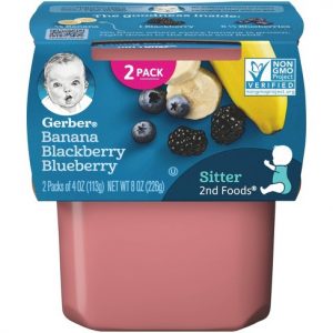 GERBER BANANA BLACKBERRY BLUEBERRY 2ND