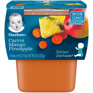 GERBER CARROT MANGO PINEAPPLE 2ND