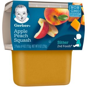 GERBER APPLE PEACH SQUASH 2ND