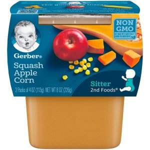 GERBER SQUASH APPLE CORN 2ND
