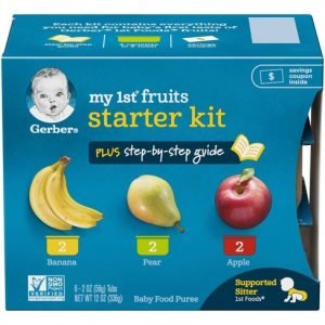 GERBER MY 1ST FRUITS STARTER KIT 1ST (BANANA, PEAR, APPLE)