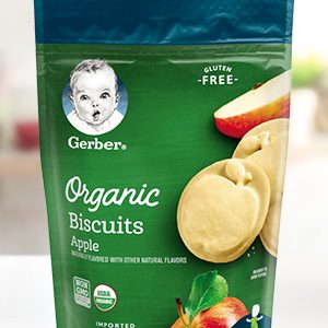 GERBER ORGANIC BISCUITS HONEY