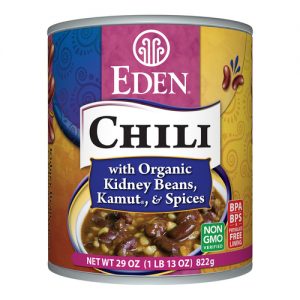 EDEN  CHILI  KIDNEY BEANS & KAMUT