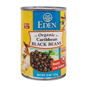 EDEN  CARIBBEAN BLACK BEANS, ORGANIC