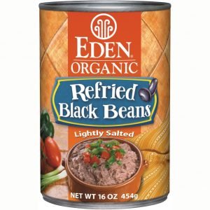 EDEN  REFRIED BLACK BEANS, ORGANIC