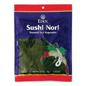 EDEN  SUSHI NORI, TOASTED  SHEETS
