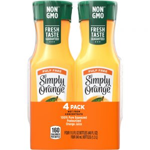 SIMPLY ORANGE SS 4PK