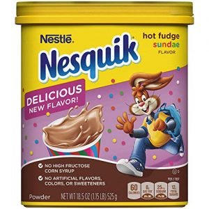 NESQUIK HOT FUDGE SUNDAE POWDER