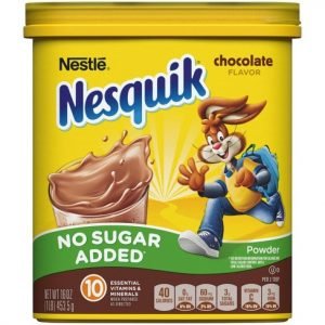 NESQUIK CHOCOLATE POWDER NO SUGAR ADDED