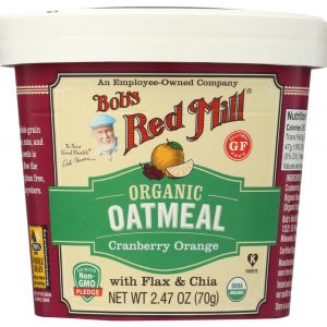 BOB`S RED MILL GF OG OATMEAL CUP CRAN ORANGE