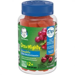 GERBER GROW MIGHTY COMPLETE KIDS GUMMY MULTIVITAMIN 60CT