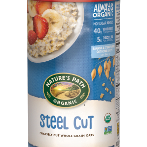 NATURE'S PATH STEEL CUT HOT OAT CAN