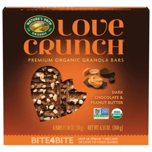 NATURE'S PATH LOVE CRUNCH DK CHOC P'NUT BUTTER   6 BAR