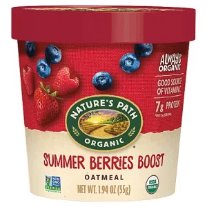 NATURE'S PATH SUMMER BERRIES BOOST OATMEAL CUP