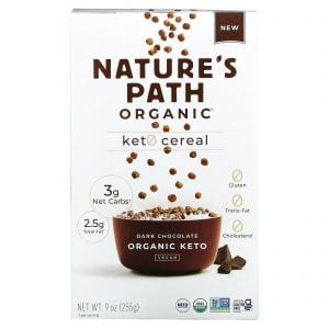 NATURE'S PATH KETO CEREAL DARK CHOCOLATE