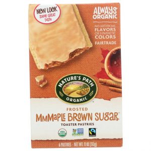NATURE'S PATH MAPLE BROWN SUGAR CINN FROST TOASTER PASTRIES