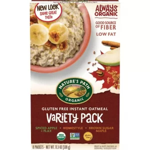 NATURE'S PATH GF VARIETY PACK HOT OATMEAL 8CT