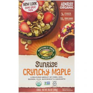 NATURE'S PATH GF SUNRISE CRUNCHY MAPLE CEREAL