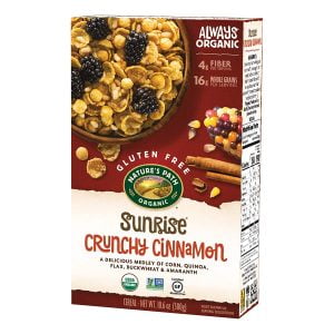 NATURE'S PATH GF SUNRISE CRUNCHY CINNAMON CEREAL