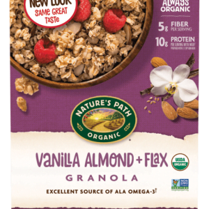 NATURE'S PATH VANILLA ALMOND + FLAX GRANOLA