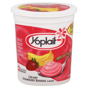 YOPLAIT STRAWBERRY & BANANA YOGURT
