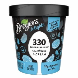 BREYERS DELIGHTS RFIC COOKIES CREAM  COUNT