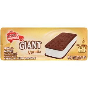 GOOD HUMOR GIANT VANILLA SANDWICH