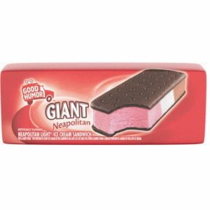 GOOD HUMOR GIANT NEAPOLITAN SANDWICH